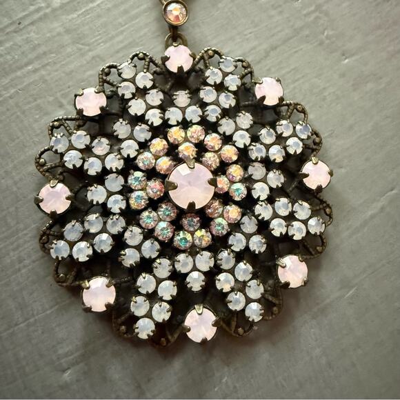 Sorrelli Jewelry - Sorrelli Crystal Brass Tone Pendant Necklace